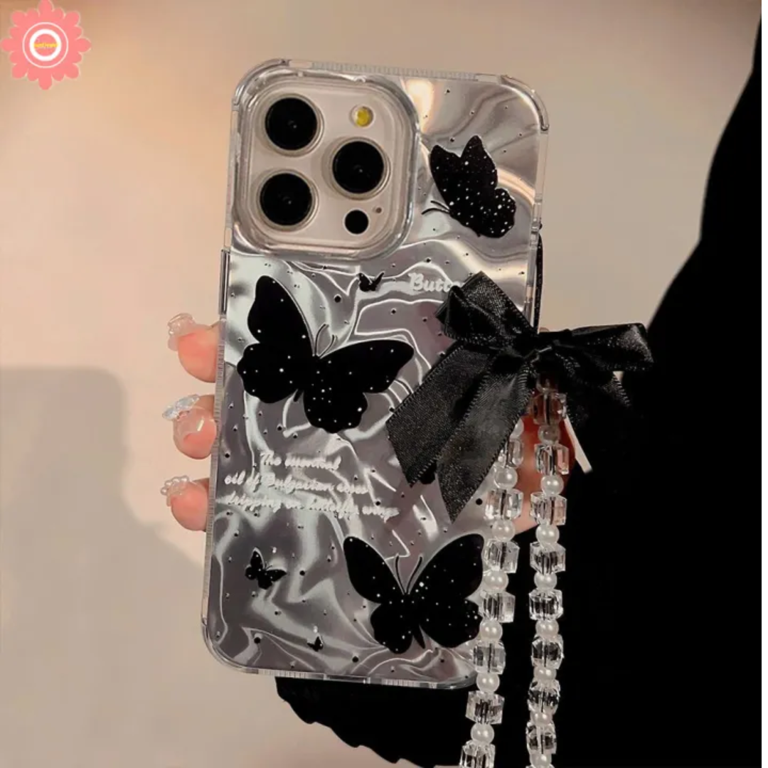 Butterfly Cartoon Bracelet Mobile cover